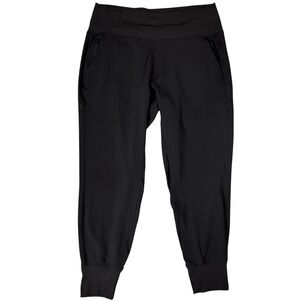 Athleta Venice Joggers Size L Black Athleisure Activewear Loungewear Comfort